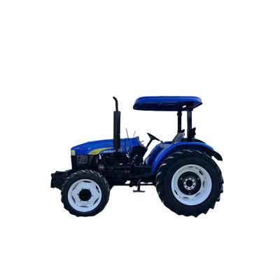 China Farms 75HP 4WD NEW.HOLLAND SNH754 Tractors Lower Price Used Agricultural Machinery for sale