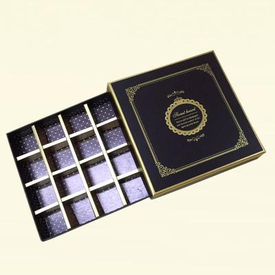 China Materials Customized Designer Recycled Candy Packing Box Packaging Square Chocolate Boxes for sale