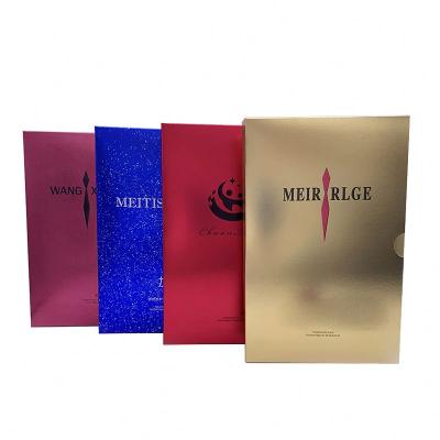 China Recycled Materials Wholesale Body Clothing Packaging Box Sports Organization Underwear Color Box Drawer Gift Gold Card Custom Paper Box for sale