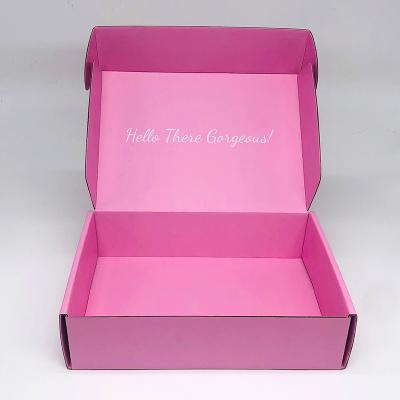 China Recycled Logo Foldable Corrugated Carton Clothes Materials Gift Listing Box Cardboard Shipping Packing Boxes For Gift Package for sale