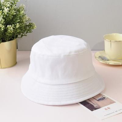 China Sunscreen Cotton Solid Color Foldable Sun Unisex Fisherman Hat Protect Hats Bucket Hat For Beach And Travel for sale