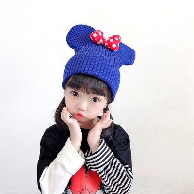 China breathable & Toddler Winter Waterproof Hat Pom Beanie Fleece Lined Knit Hats for Baby Kids Boys Girls for sale