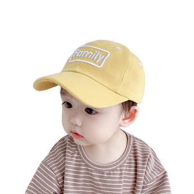 China breathable & Soft Children's Boys Girls Sun Visor Sun Visor Family Cotton Embroidery Cotton Hat Sunshade Baseball Cap for sale