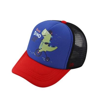 China breathable & Mesh Breathable Cotton Boy Girl Dinosaur Hat Summer Beach Travel Sun Hats Waterproof Children's Baseball Cap for sale