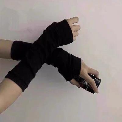 China Anime Cosplay Women's Fashion Sun Block Darkly Ninja Mitten Oversleeve Man Single Block Keep Warm Cuff for sale