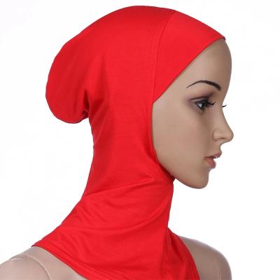 China Muslim Hijab Hat Turbans Scarf Women Underscarf Women Hijab Sports Muslim Islamic Head Scarves for sale