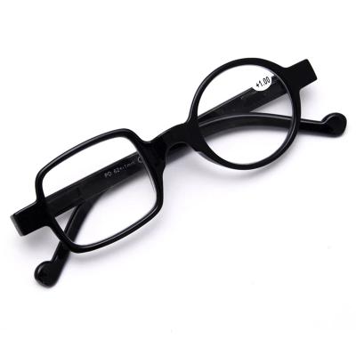 China Retro Fashion Eyewear Irregular Square Round Reading Glasses For Men Women Presbyopic Glasses for sale