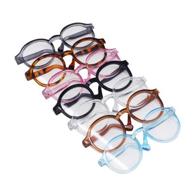 China Plastic Clear 9cm Doll Sunglasses 4.5cm 6.5cm Plastic Glasses For Dolls Dressing Up Accessories for sale