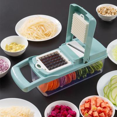 China Viable Free Sample12 in 1 Vegetable Fruit Veget Slicer Cutter Fruit Machine Fullstar Cleaver - Vegetable Spiralizer Cutter for sale