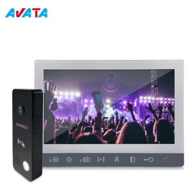 China Promotion Multi-Language OSD Menu Silver 2 Wire Video Intercom for Villa House for sale