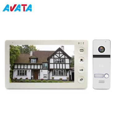 China New Design Unlock High Resolution Screen Video Door Phone Doorbell Intercom for sale