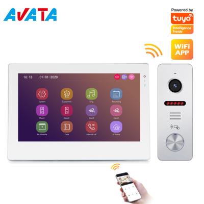 China High-End New Design Tuya Smart Video Doorphone Intercom System WiFi Video Doorbell for sale