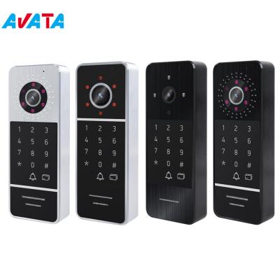 China Home Security Door Bell Intercom System Metal Video Doorbell with Password Unlock for sale