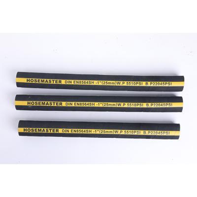 China Semperit Low Standard Petroleum Hydraulic Fluids High Pressure Steel Wire Spiral Hydraulic Rubber Hose DINEN856 4Shipping and Handling for sale