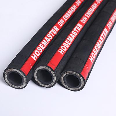 China 1 Inch High Pressure Height Rubber Water Synthetic Rubber Industrial Hydraulic Hose for sale