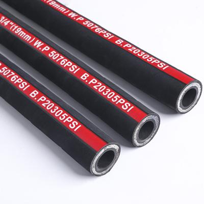 China HEBEI EN 856 4SP/4Shipping and Handling Oil Hydraulic Fluids Low AOTONG Hydraulic Rubber Hose 4 6 Wire Spiral Hose for sale