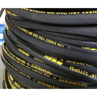 China Rubber And Stainless Steel Wire Factory Price Synthetic High Pressure Hydraulic Hose SAE 100R1 R2 R9 R12 Manufacturer for sale