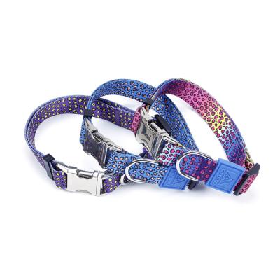 China Factory new quick release pet version high quality durable polyester custom made adjustable tactical collars wholesale bulk goods for sale