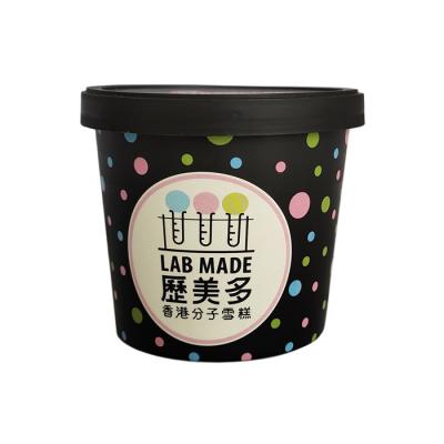 China High Quality Food Grade 100% Eco-friendly Single Wall With PE Coated Ice Cream Cup 4oz(125ML) Yogurt Cup for sale