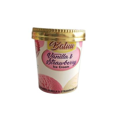 China High Quality Food Grade 100% Eco-friendly Single Wall With PE Coated Ice Cream Cup 6oz(180ML) Yogurt Cup for sale