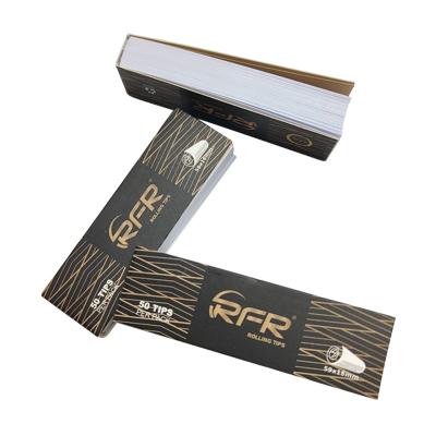 China Tobacco Maker RFR Rolling Paper Filter Tips MIni White Color Custom Filter Easy Rolling Tips For Rolling Paper for sale