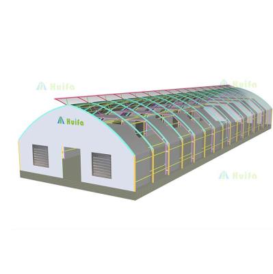 China Temperature Control Greenhouse Blackout System Light Deprivation Blackout Greenhouse for sale