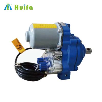 China Galvanized Electric Layer Huifa Greenhouse Film Wind Up Unit AC 220V Motor for sale