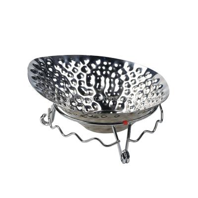 China Clean Commercial Restaurant Stainless Steel Fruit Tray Or Crudités Table Top for sale