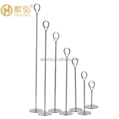 China Stylish Hotel Table Number Stands Place Card Holders Table Number With Rack For Tables for sale