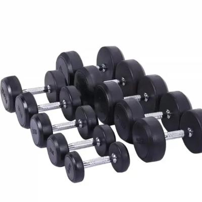 China Universal Custom High Quality Gym Equipment Adjustable Dumbbells 2.5-50kg Hex Neoprene Vinyl Dumbbell Set for sale