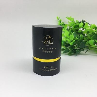 China Eco Friendly Paper Tube Packaging / Black Cardboard Tubes With Lids for sale