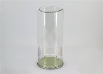 China Large capacity  food grade Clear Plastic Cylinder PET canister For dry fruit , nut for sale