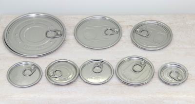 China Air - proof Aluminium Easy Open Plastic Can lids , 126mm Diameter for sale