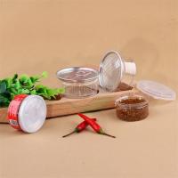 China Embossing Logo Clear Plastic Cylinder , Flower Easy Open Pop Top Aluminum EOE Lid Plastic Can for sale