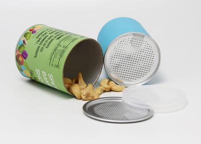 China Latas de papel kraft composto redondo de 73 mm de diâmetro para frutos secos de embalagens alimentares à venda