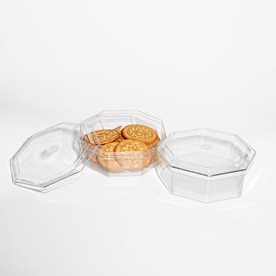 China Plastic PET Food Grade Container Packaging Boxes With Lid for sale