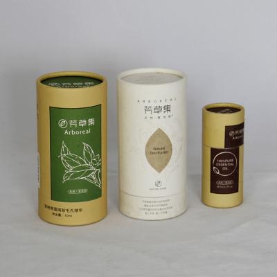 China Nice Curling Recyclable Tea Paper Tube Packaging CMYK Pantone FDA for sale