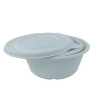 Chine 9oz Sugarcane Pulp Tek Bagasse Salad Bowl Fruit Cups Take Out Container à vendre