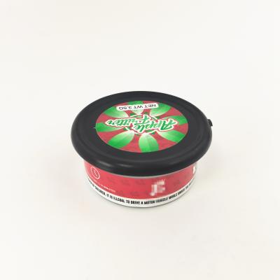 China Wholesale Food Grade PET 100ml Weed Can Cannabis Jar 3.5g 7g 14g With Child Safe Lid for sale