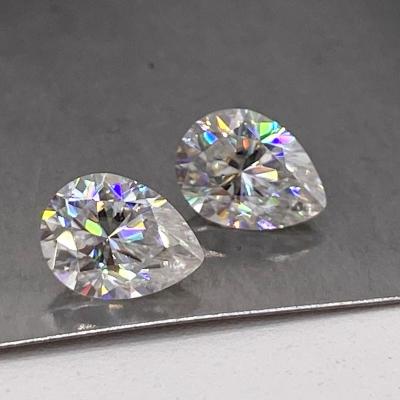 China Color set or fire Baifu gems 6*9mm pear shape 1.5carat DEF moissanite loose diamond for sale