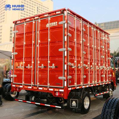 China Aluminum Alloy Cheap Price 10 Ton Sinotruk Howo Cargo Truck China Manufacture Quality 120hp Light Box Van for sale