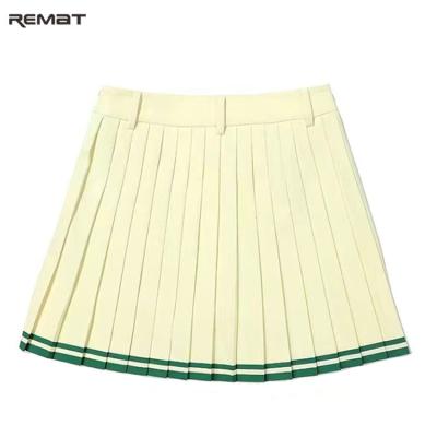 China Hot Anti-Static Popular Women's Clothing Sports Golf Skirt Custom Running Pleated Shorts Side Pocket Tennis Shorts Skirt for sale