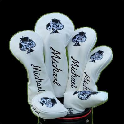 China Golf Club Head Protector Custom Digital Embroidery Printing Golf 5 Driver Wood 13 Headcover for sale