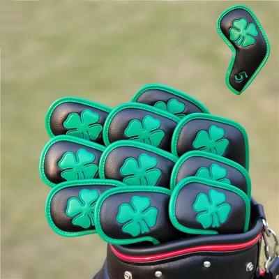 China Iron Headcover Drop Shipping Golf Iron Headcovers 10pcs/set Golf Club Iron Cover for sale