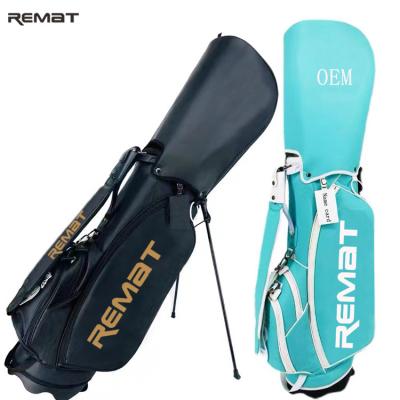 China Custom PU Golf Stand Gun Bag Trolley Golf Bag Trolley Waterproof Golf Staff Bags for sale