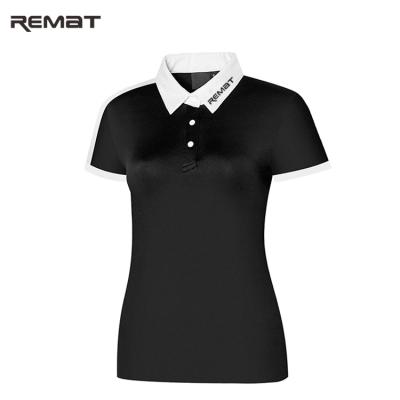 China Anti-Wrinkle Customization Team Brand Clothing Golf Tournament T-Shirt Women Polo Shirts for sale