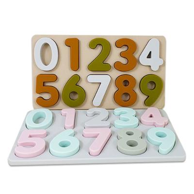 China Silikon 3D Puzzle Baby Frühschul-Digital Puzzle Board Silikon Puzzle Spielzeug für Kinder zu verkaufen