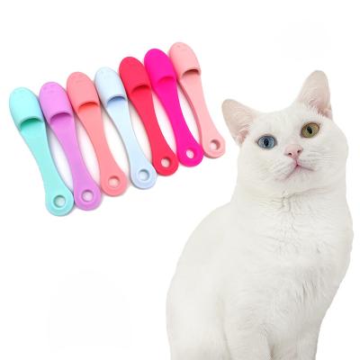 China BPA Free Silicon Tooth Brushing Kit Set Teeth Cleaning Dog Finger Pet Toothbrush for sale