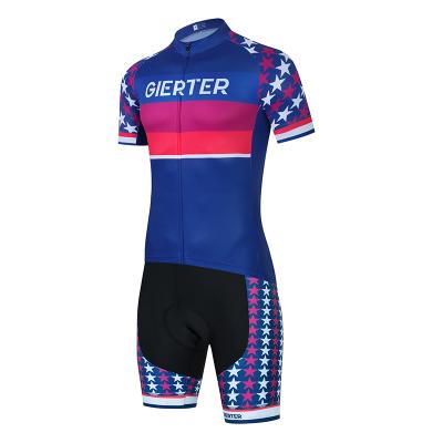 China Breathable Cycling Wear Design 2021 Cycling Jersey Set Custom Short Sleeve Sublimation Uniform Cycling Sets for sale