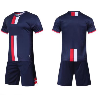 China 100% Polyester Soccer Singlet Jersey Kit Cheap High Quality Comfortable Breathable Quick Dry Club Soccer Jersey Uniform for sale